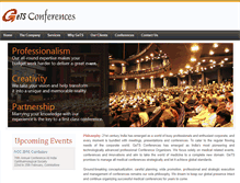 Tablet Screenshot of getsconferences.com